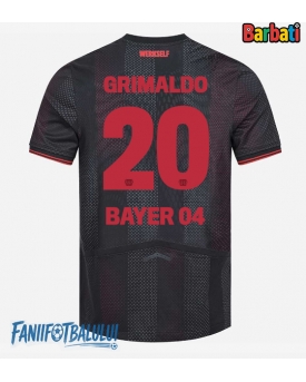 Bayer Leverkusen Alejandro Grimaldo #20 Tricou Fotbal Replică 2025-26 Barbati Acasa